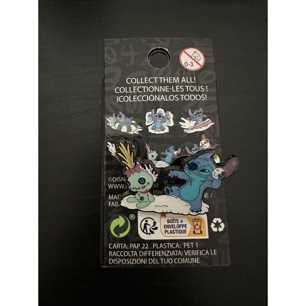 Loungefly Disney Lilo & Stitch Snowball Winter Fun Blind Box Enamel Pin